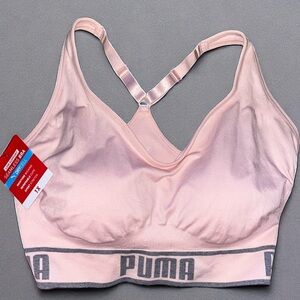 New with Tags PUMA Light Pink Sports Bra Size 1X